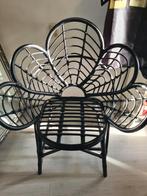 Zwarte Lotus Kuipstoel, Ophalen, Bohemian, Modern, Uniek, Gebruikt, Zwart