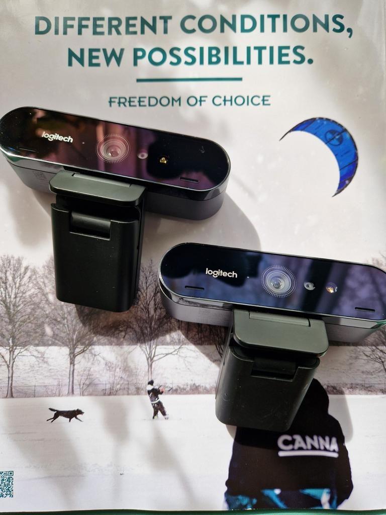 Logitech Brio 4k webcam, Computers en Software, Webcams, Ophalen, Gebruikt, Lochitech, Fotofunctie