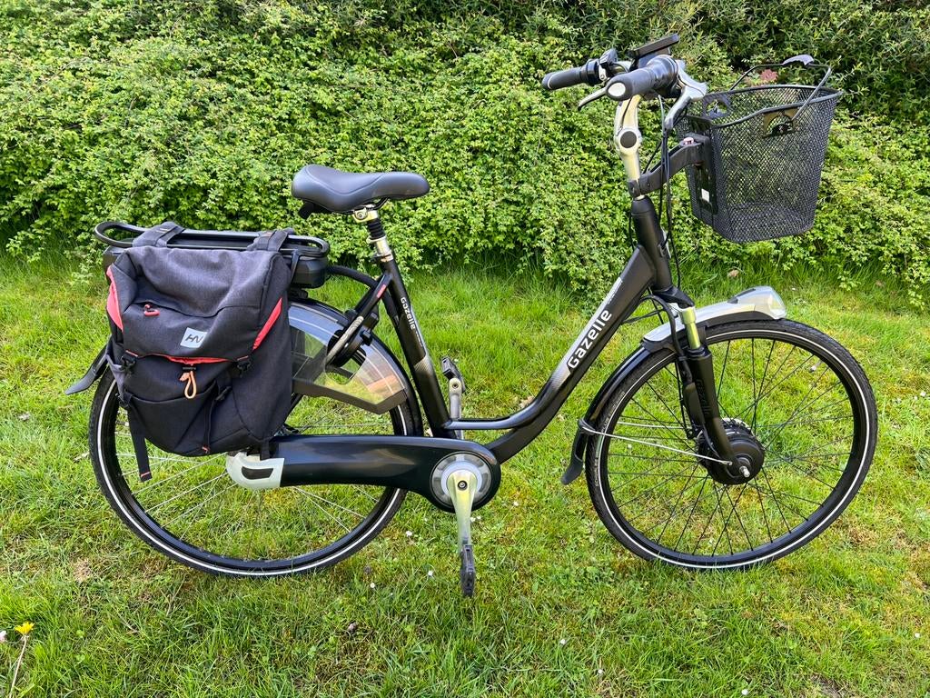 Gazelle Panasonic elektrische Damesfiets, Fietsen en Brommers, Elektrische fietsen, 51 tot 55 cm, Ophalen of Verzenden, Zo goed als nieuw