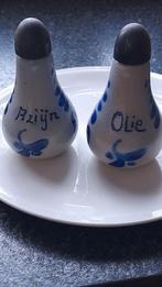 Keuls olie en azijn flesjes met zwarte dop, Antiek en Kunst, Ophalen