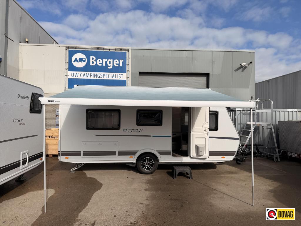 Dethleffs C'Joy 460 EL +1360KG+Mover+Luifel+fietsendrager, Caravans en Kamperen, Caravans, Bedrijf, tot en met 3, 750 - 1000 kg