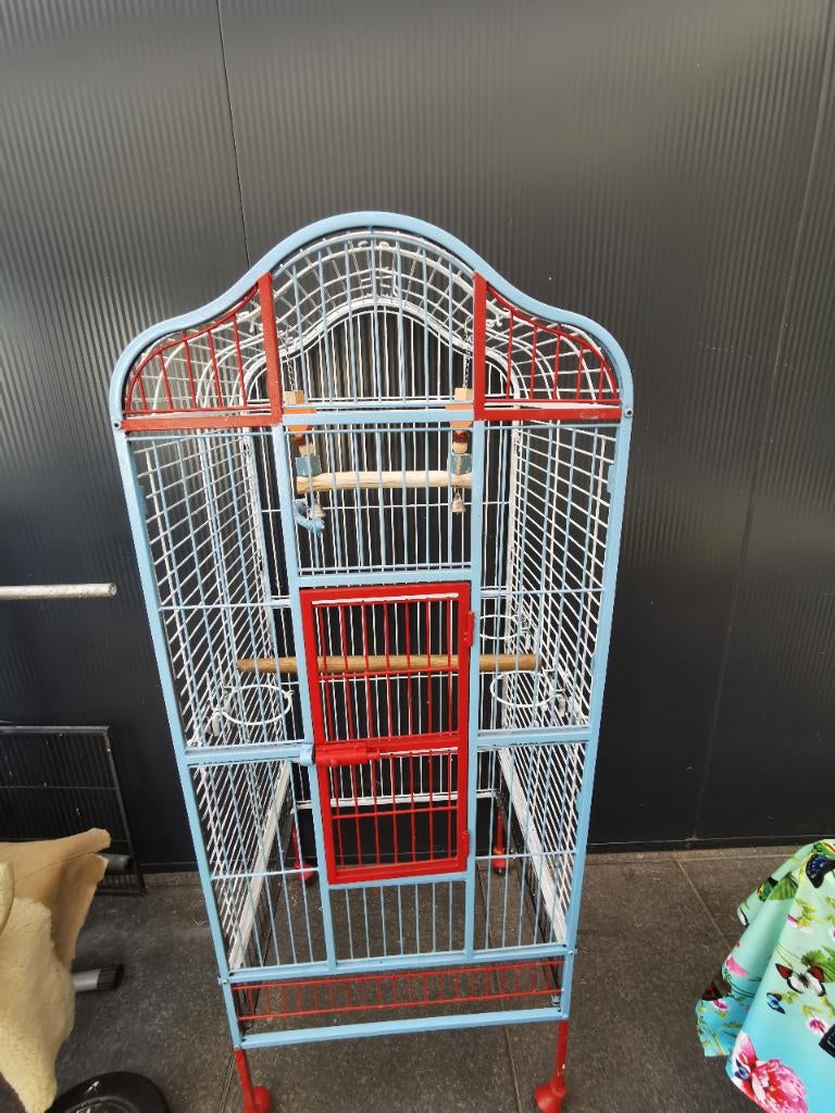 Vogel kooi, Dieren en Toebehoren, Vogels | Hokken en Kooien, Ophalen, Metaal, Vogelkooi