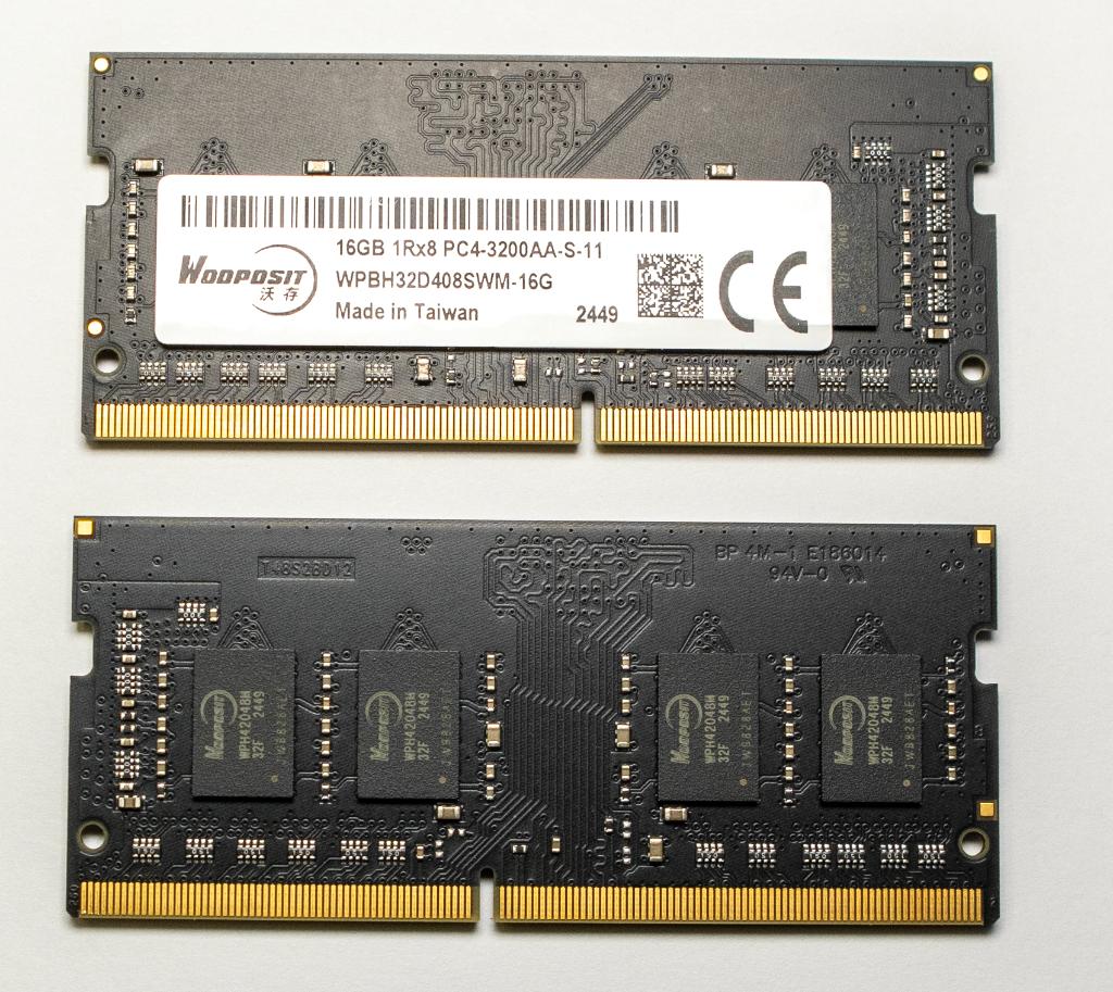 16GB DDR4 sodimm, Wodposit  WPBH32D408SWM-16G, Xinlikang Smart Hoofdkantoorgebouw, nr2, Taike road, Meifeng community, Meilin street Futian district Shenzhen