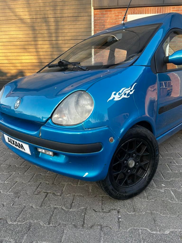 Aixam 500.4 minivan | verhoogd dak | Alu sport velgen |, Diversen, Brommobielen en Scootmobielen, Vds-minicars, Zo goed als nieuw