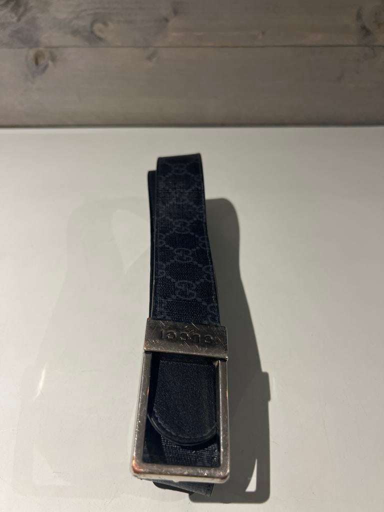 Gucci Riem Zwart met GG-patroon, Kleding | Dames, N, 90 tot 100 cm, Heupriem, Ophalen of Verzenden