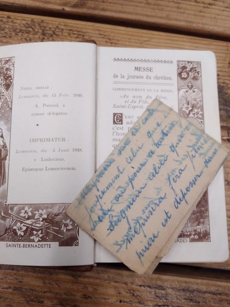 Oud Frans zakbijbeltje, Ophalen of Verzenden