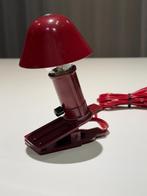 Vintage rood Hergil mini paddenstoel klemlampje., Ophalen of Verzenden, Zo goed als nieuw, Minder dan 50 cm