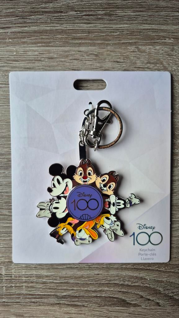 Disney 100 Jaar Sleutelhanger, Ophalen of Verzenden, Mickey Mouse, Nieuw, Overige typen