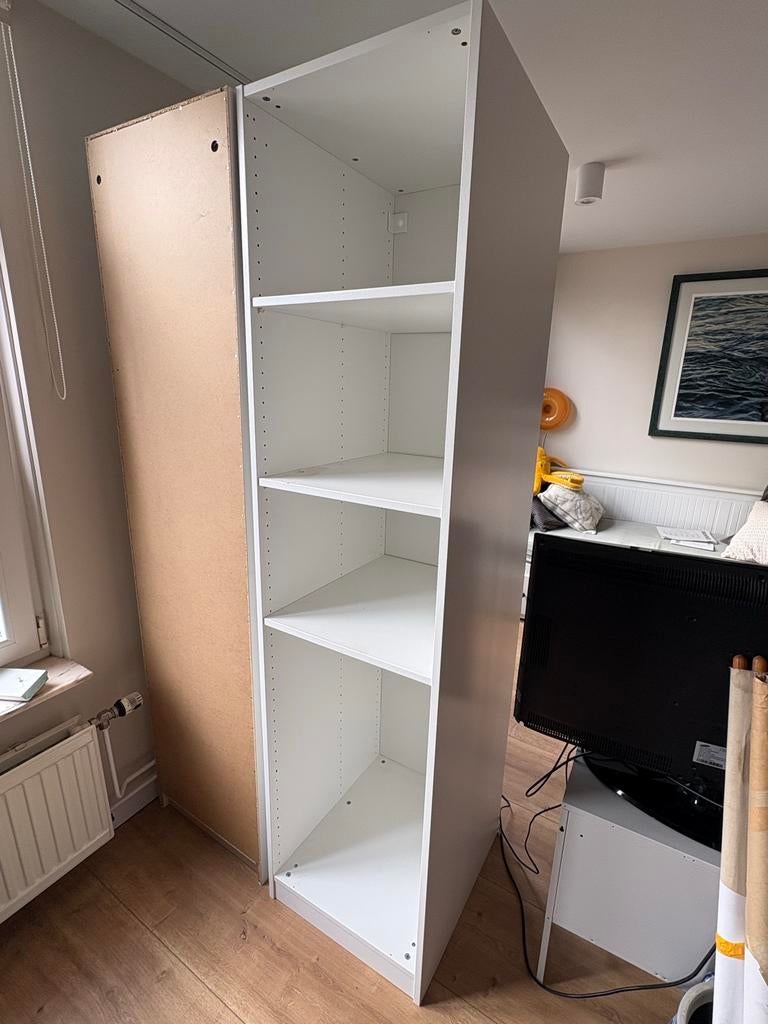 Witte Ikea Pax kast, Ophalen, Gebruikt, 200 cm of meer, 50 tot 100 cm