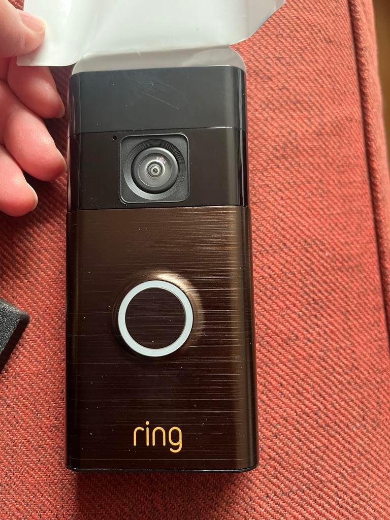 Oplaadbare Ring Deurbel - Slimme Video Deurbel met Camera, Huis en Inrichting, Deurbellen, Ophalen of Verzenden, Bewegingsdetectiesensor