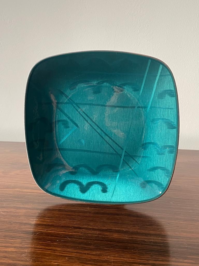 Vintage kleine geëmailleerde plaat van Cathrineholm Noorse, Antiek en Kunst, Ophalen of Verzenden