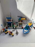 Lego Kustwacht Hoofdkwartier 7900 met boot en heli, Ophalen of Verzenden, Zo goed als nieuw, Complete set, Lego