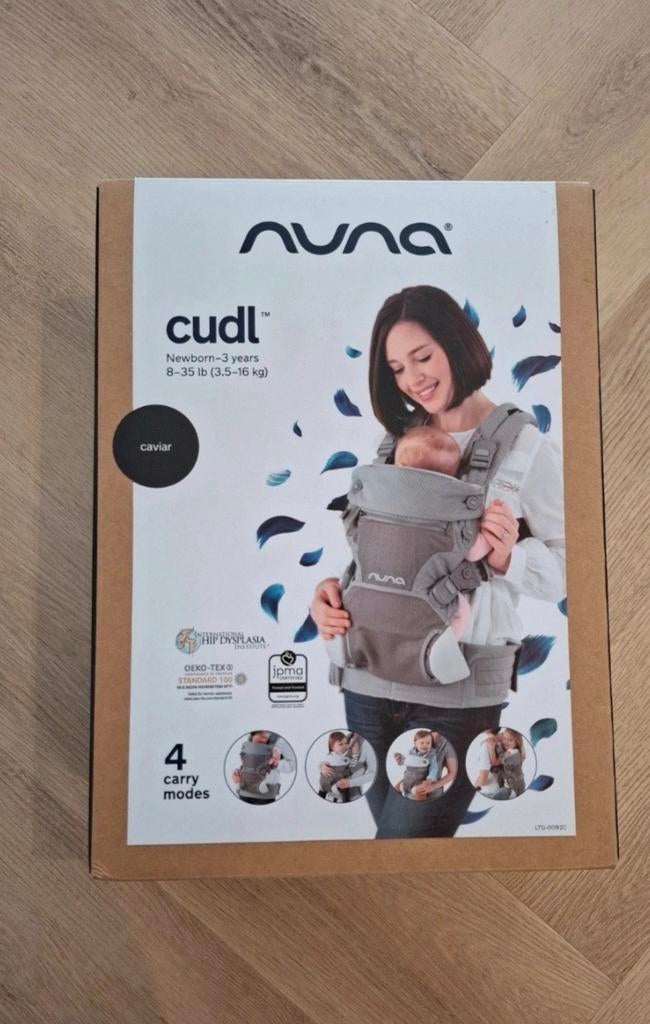 Nuna Cudl draagzak, Kinderen en Baby's, Babydragers en Draagdoeken, Ophalen, Buik of Rug, Draagzak, Overige merken