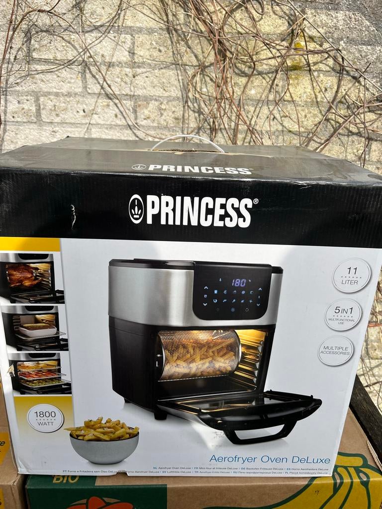 Princess Aerofryer Oven Deluxe - Nieuw in doos, Witgoed en Apparatuur, Airfryers, Ophalen, Nieuw, Airfryer