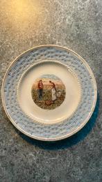 Antiek Frans bordje Angelus, Ophalen of Verzenden