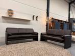 Nieuw Leolux Bora Beta Bank 3, 2,5 & 2 zits Bank bruin leer, Ophalen of Verzenden, Rechte bank, Harvink Jori Rolf Benz Design on Stock Eyye Montis Evidence