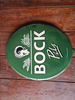 Emaille bord bock pils, Ophalen of Verzenden, Gebruikt, Reclamebord