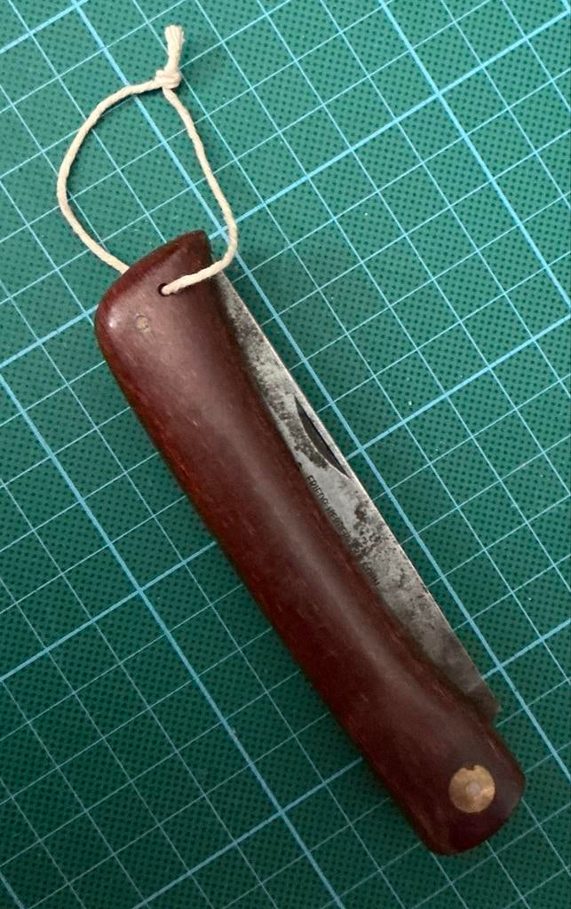 Vintage Friedr Herder Abr Sohn Solingen Zakmes 12cm, Verzenden