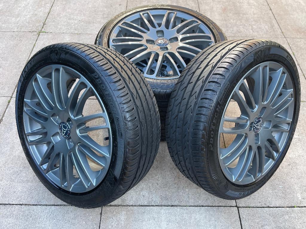 17 inch 4x100 sport velgen Mini Corsa E Clio 4 Rio 3 Punto, Ophalen, Banden en Velgen, 17 inch, Personenwagen