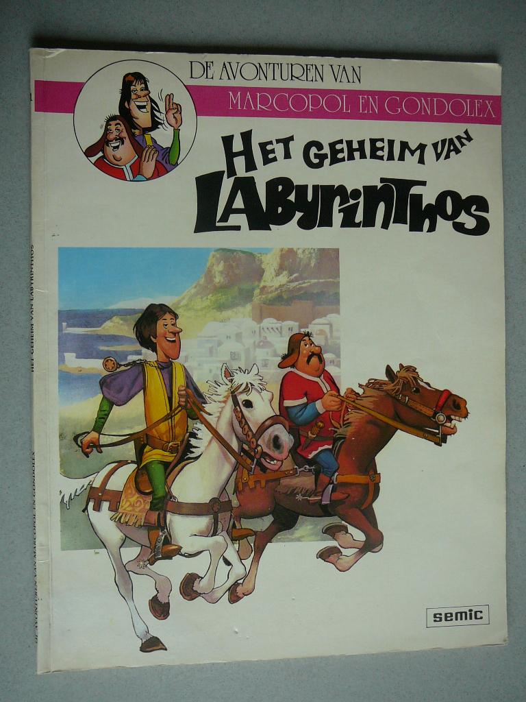 Marcopol en Gondolex, het geheim van Labyrinthos, Eén stripboek, Ophalen of Verzenden