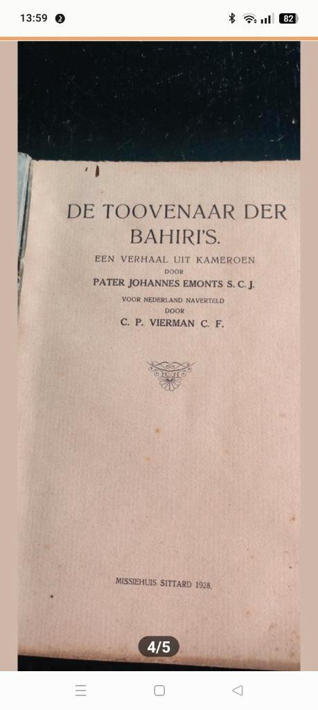De toovenaar van Baharis, Antiek en Kunst, Antiek | Boeken en Bijbels, Ophalen of Verzenden