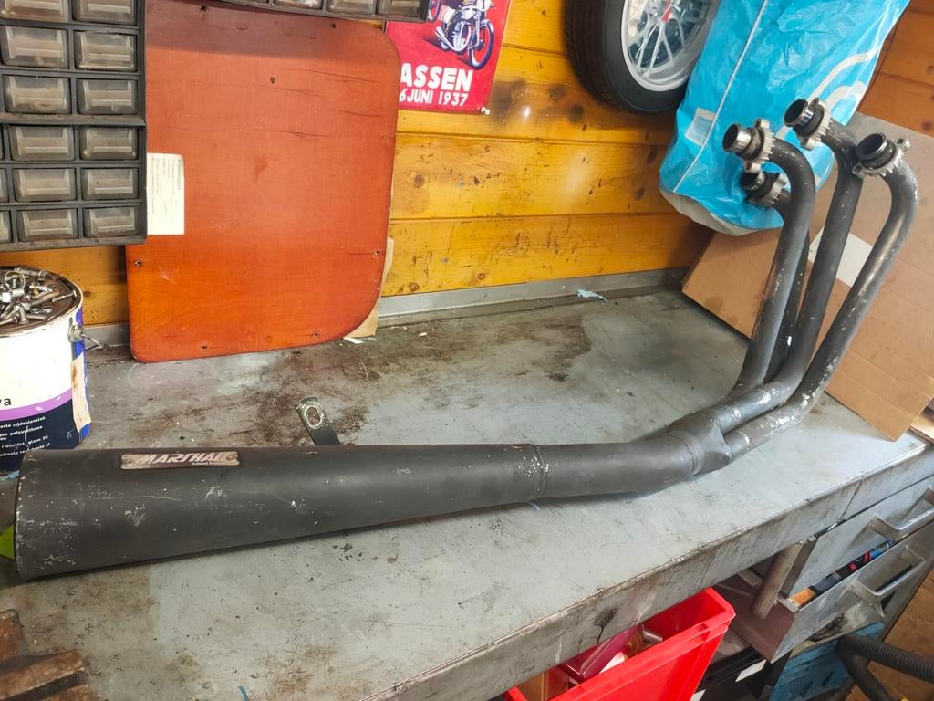 MARSHAL VIER IN  EEN UITLAAT VOOR EEN SUZUKI GSX 750, Ophalen of Verzenden