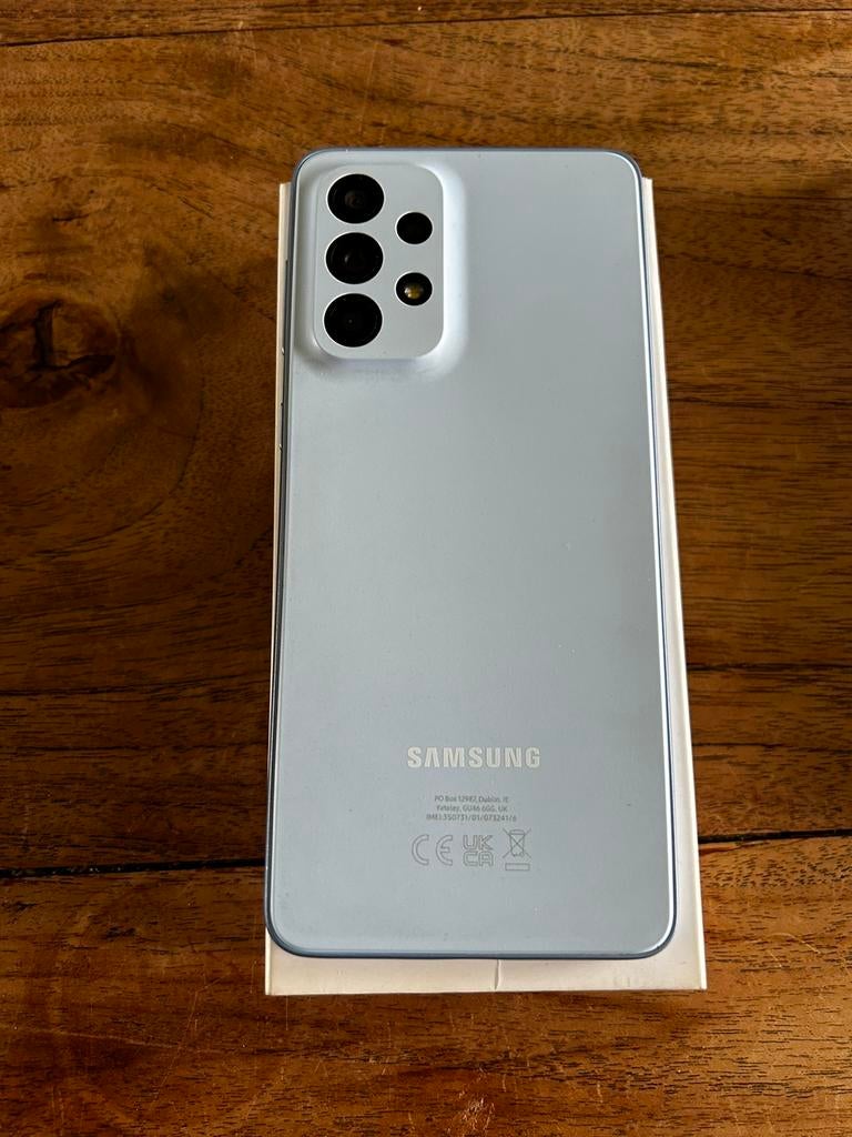 Samsung Galaxy A33 5 G, Ophalen, Blauw, Zo goed als nieuw, 128 GB