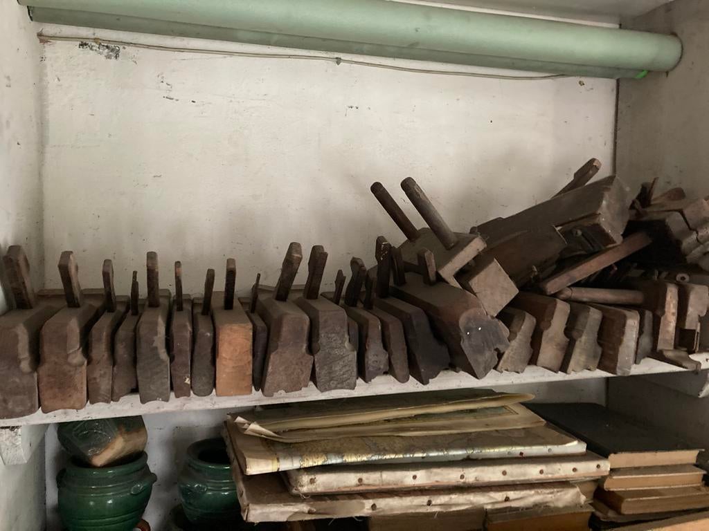 Houten profiel schaafjes, Antiek en Kunst, Ophalen of Verzenden