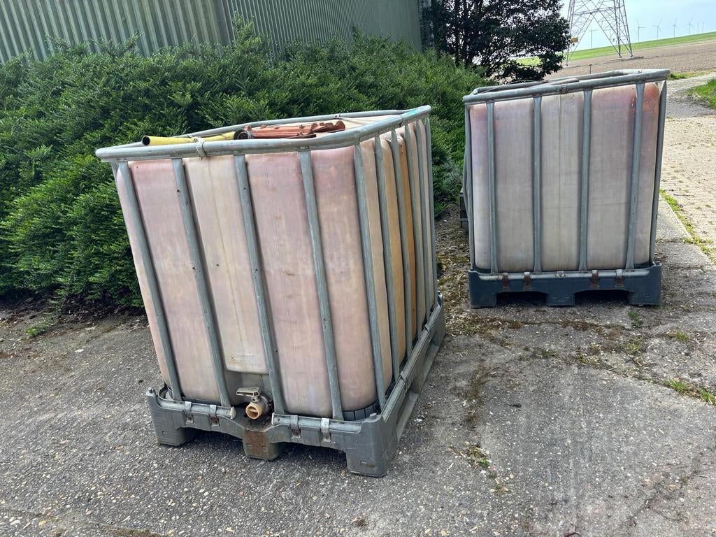 1000 liter vaten., 150 liter of meer, Ophalen