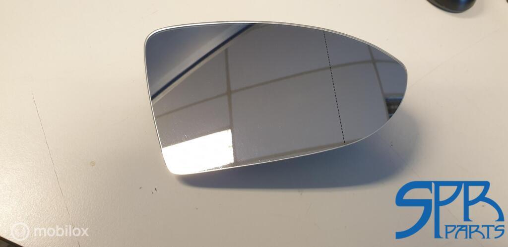 GOLF 7 7.5 FACELIFT RECHTS SPIEGEL GLAS VERWARMD Spiegelglas, Volkswagen, Nieuw, Ophalen of Verzenden, Volkswagen