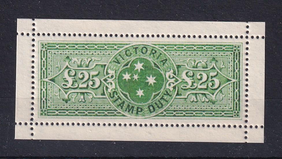 X96A) Victoria stamp duty 25 pound MNH geen garantie, Verzenden, Postfris