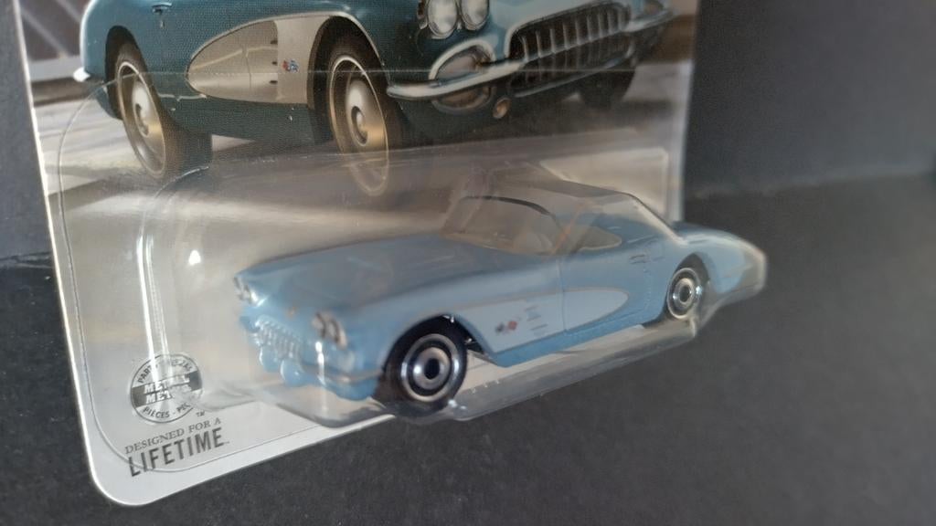 Chevrolet Corvette C1 1958 1:64 3inch Matchbox Pol, Auto, Verzenden, Nieuw, Matchbox@mattel.com