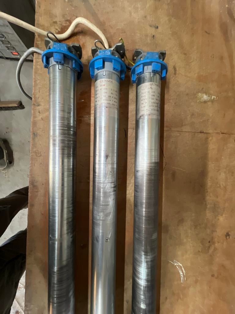 Gunsoll 2514 Buis Motoren Rolluik Zonwering, Doe-het-zelf en Verbouw, Motoren, Ophalen of Verzenden, Gebruikt, Elektromotor, Minder dan 1400 rpm