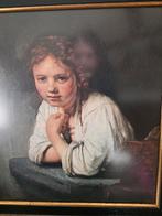 Oude meester schilderij Meisje in het venster., Ophalen