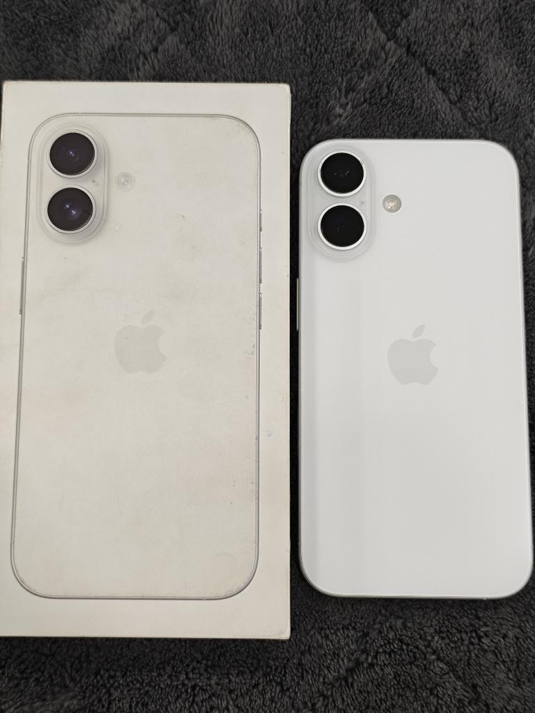 apple iPhone 16 128 GB WIT Nieuwstaat garantie, Ophalen, Zo goed als nieuw, Overige typen, Apple iPhone