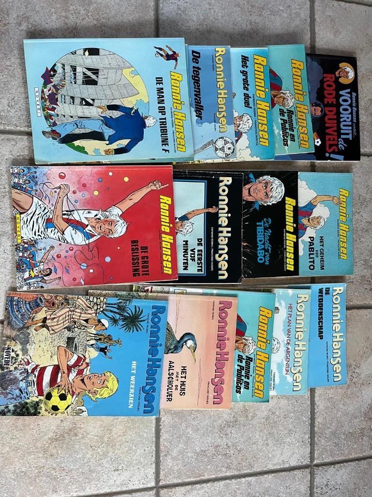 Stripboeken Ronnie Hansen, Gelezen, Raymond Reding, Ophalen of Verzenden, Meerdere stripboeken