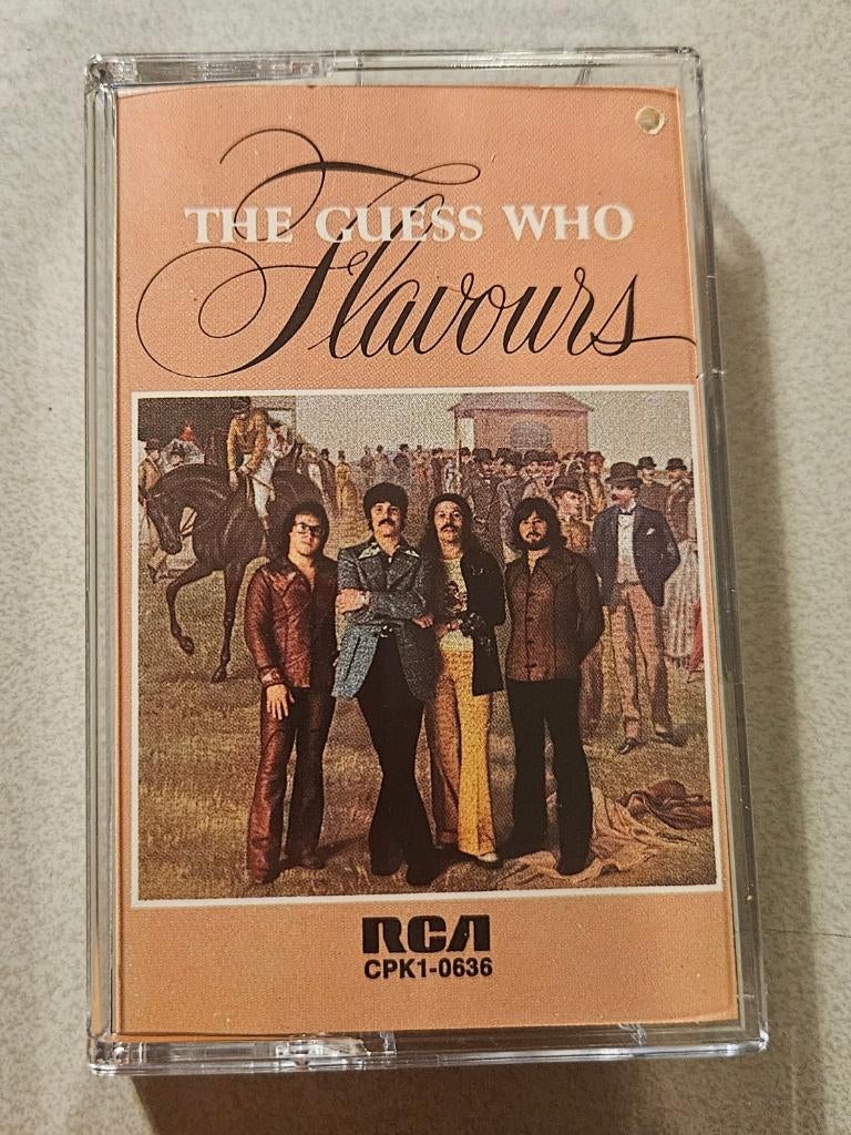 The guess who - flavours - Cassette, Cd's en Dvd's, Cassettebandjes, Gebruikt, Origineel, Rock en Metal, 1 bandje, Verzenden