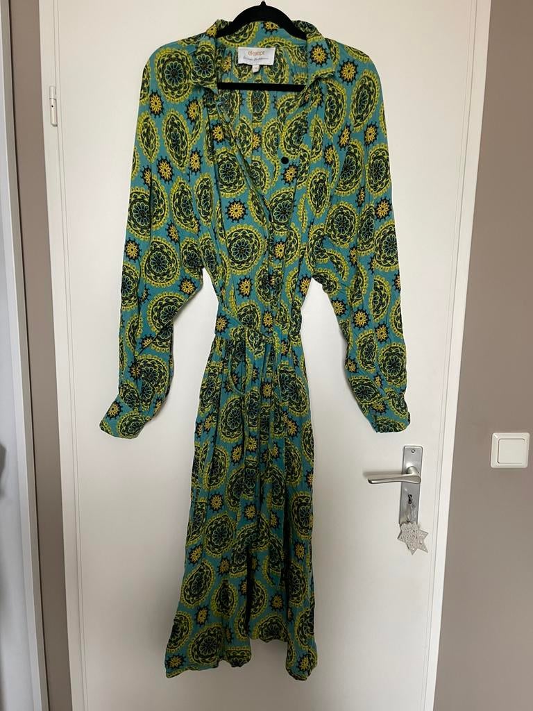 Eksept by Lonneke Nooteboom lange jurk maat XL, Maat 46/48 (XL) of groter, Ophalen of Verzenden, Zo goed als nieuw, Onder de knie