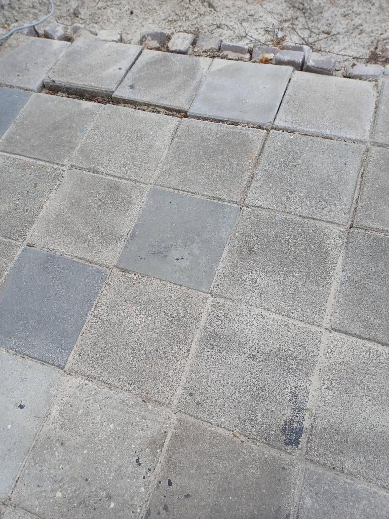 Stoeptegels, klinkers, keien gratis, Tuin en Terras, Tegels en Klinkers, Ophalen, Gebruikt, Beton, Overige typen