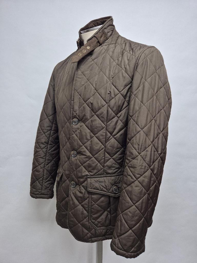 Barbour tussenjas 'Quilted Lutz' maat medium, groen, Barbour, Maat 48/50 (M), Ophalen of Verzenden, Gedragen