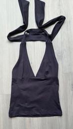 Halter top zwart, Kleding | Dames, Ophalen of Verzenden, Zo goed als nieuw, Zwart, Zonder mouw