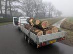 Aanhanger Eiken stammen, Tuin en Terras, Haardhout, Minder dan 3 m³, Ophalen of Verzenden