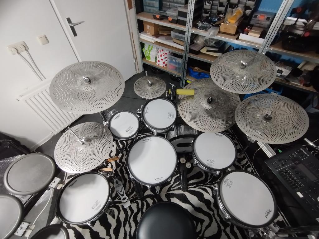 Zeitgeist CAD bekkenset - E-cymbals, Ophalen of Verzenden, Zo goed als nieuw, Overige merken, Elektronisch