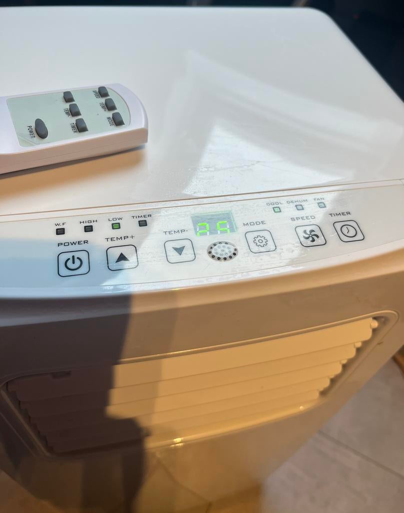 Mobiele airco tristar, Witgoed en Apparatuur, Ophalen, Minder dan 60 m³, 3 snelheden of meer, Zo goed als nieuw