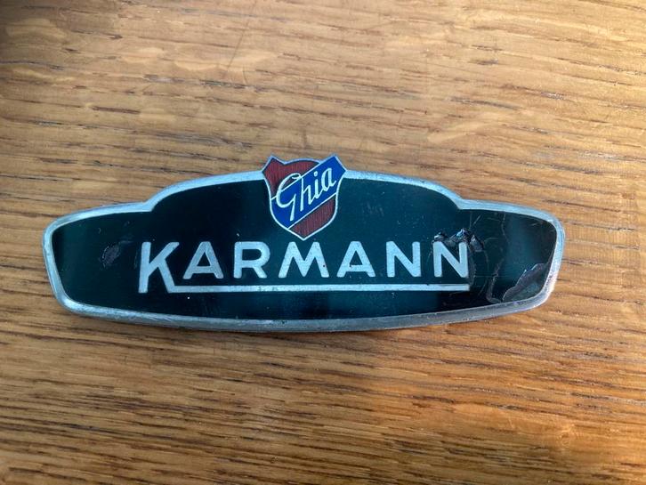 VW Karmann Ghia logo, Auto-onderdelen, Klein materiaal, Volkswagen, Ophalen of Verzenden