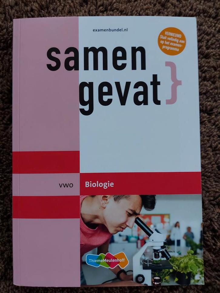 Samengevat VWO Biologie - Examenbundel (Nieuw/ongebruikt), Boeken, Schoolboeken, Nieuw, Biologie, VWO, Ophalen of Verzenden