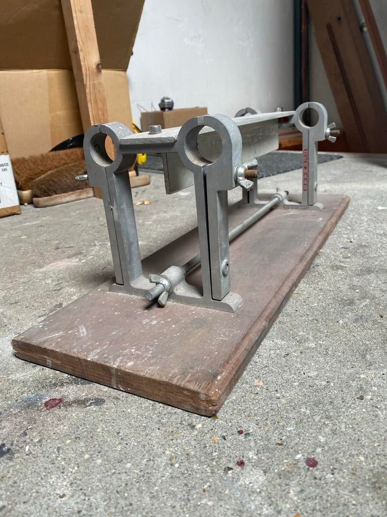 Overbeke schaatsslijpstandaard., Sport en Fitness, Schaatsen, Ophalen, Gebruikt, Overige typen, Overige merken