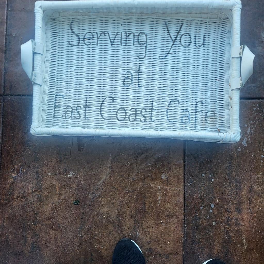 Rieveramaison rieten dienblad., Ophalen, Rechthoekig, Overige materialen