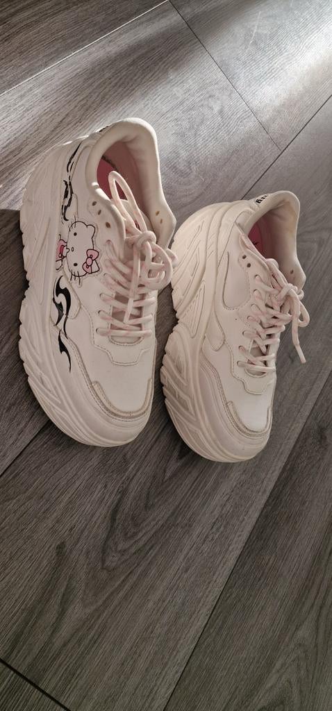 Hello Kitty Sneakers - Maat 38, Ophalen of Verzenden, Hello Kitty, Wit, Sneakers of Gympen
