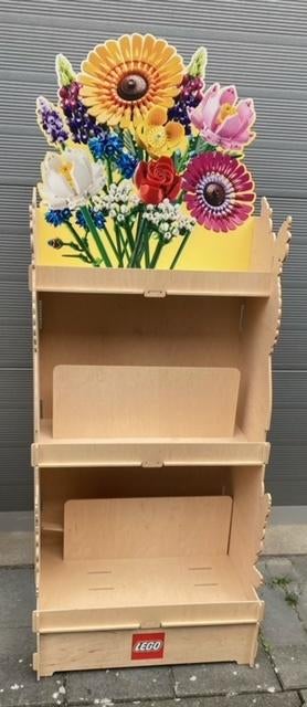 lego botanicals winkel display bloemen, Ophalen, Zo goed als nieuw, Lego